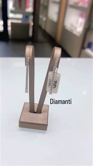 Orecchini Davite & Delucchi Donna in Oro bianco Diamante 1.20 Ct BB 009696 10 - BB 009696 10